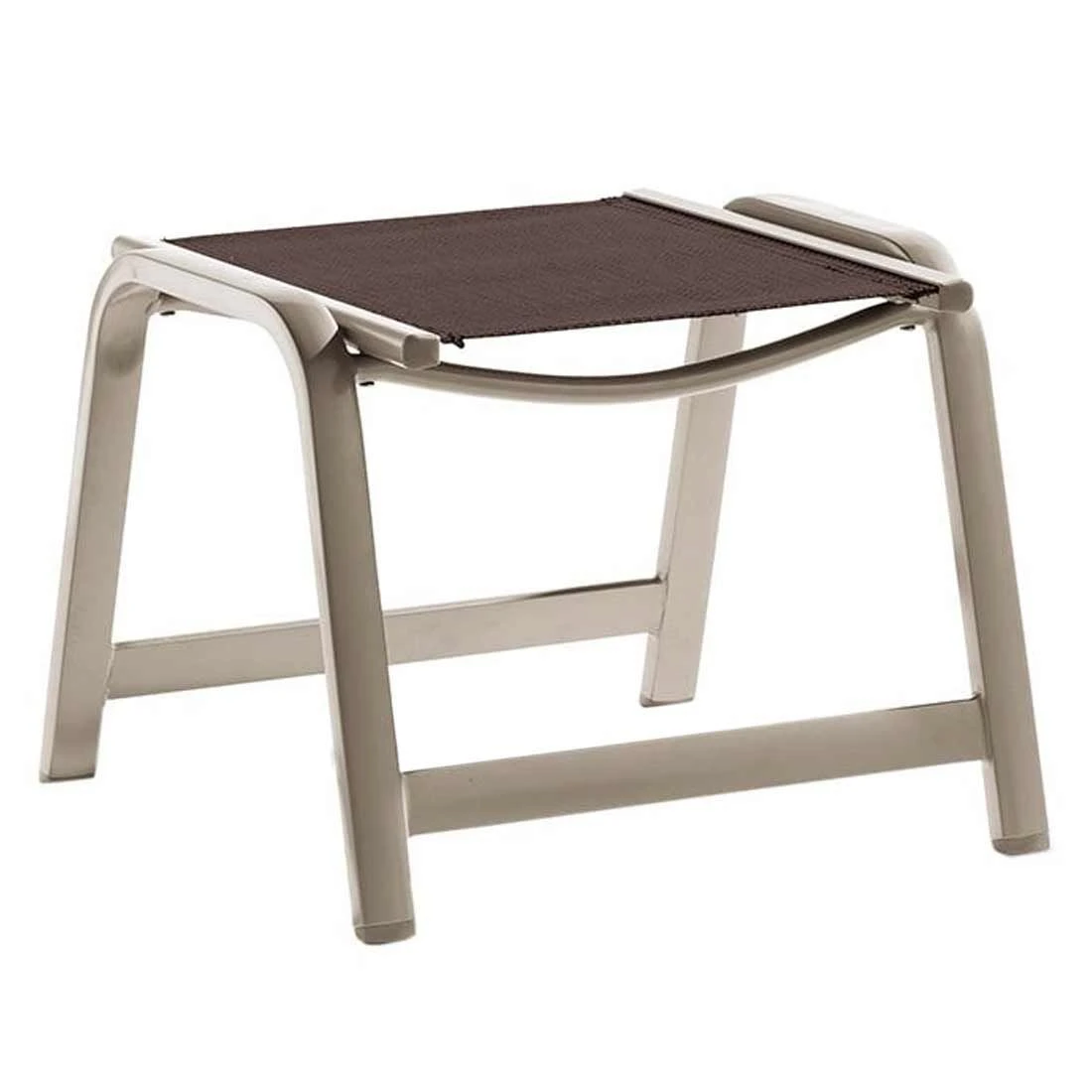 Sieger Royal Hocker Aluminium/Textilene Champagner/Mocca 3 Sieger Royal Hocker Aluminium/Textilene Champagner/Mocca