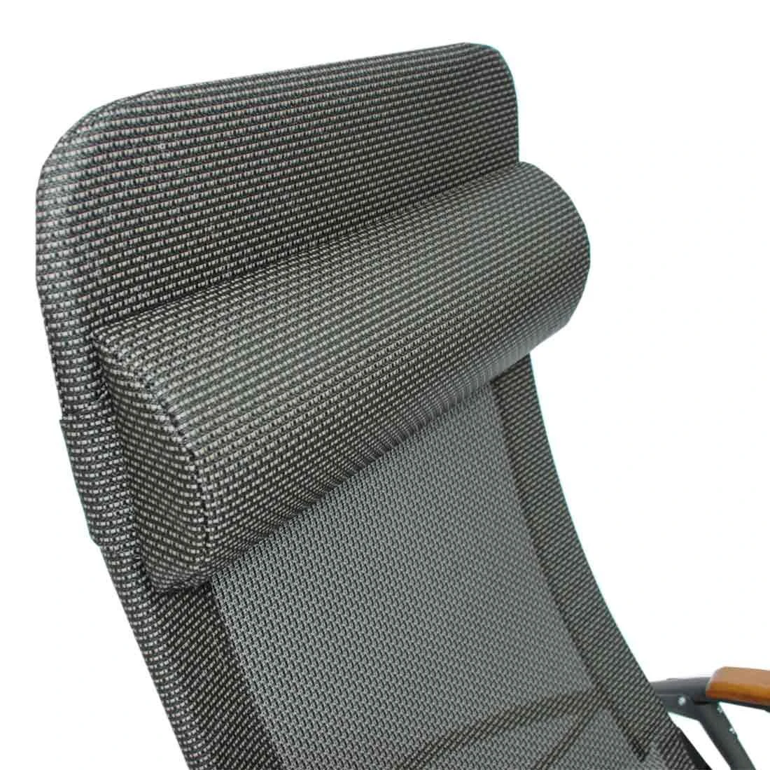 Sungörl Phönix DV Bäderliege Stahl/Textilene/Eschenholz Anthrazit/Grau 6 Sungörl Phönix DV Bäderliege Stahl/Textilene/Eschenholz Anthrazit/Grau – Bild 4