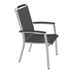 Sieger Trento Stapelsessel Hoch Aluminium/Textilene Graphit/Grau -GartenMöbelPro Verkäufe 685842 2