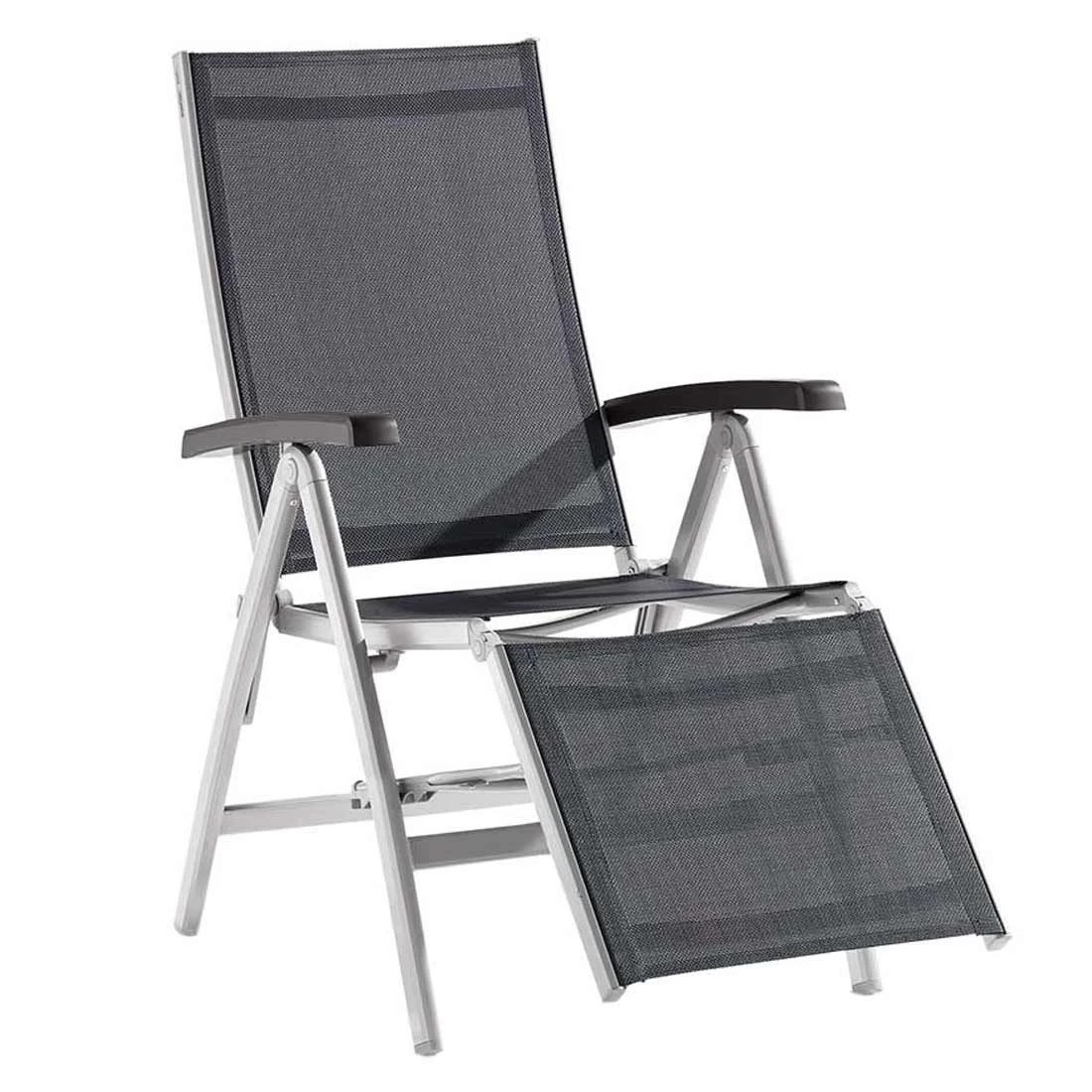 Sieger Bodega Relaxsessel Aluminium/Textilene Graphit/Grau 3 Sieger Bodega Relaxsessel Aluminium/Textilene Graphit/Grau