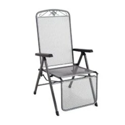 MWH Savoy Relaxsessel Streckmetall Eisengrau
