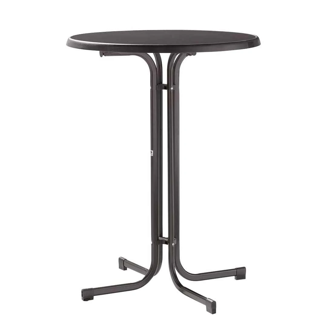 Sieger Boulevard Steh-Klapptisch Ø86 Cm Stahl/Mecalit Eisengrau/Anthrazit 3 Sieger Boulevard Steh-Klapptisch Ø86 Cm Stahl/Mecalit Eisengrau/Anthrazit