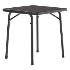 Sieger Boulevard Klapptisch 70x70 Cm Stahl/Mecalit Eisengrau/Schiefer Anthrazit