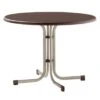 Sieger Boulevard Klapptisch Ø100 Cm Stahl/Mecalit Champagner/Schiefer Mocca -GartenMöbelPro Verkäufe 707622 1