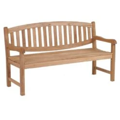 Zebra Yachtclub Gartenbank 130cm Teak Natur