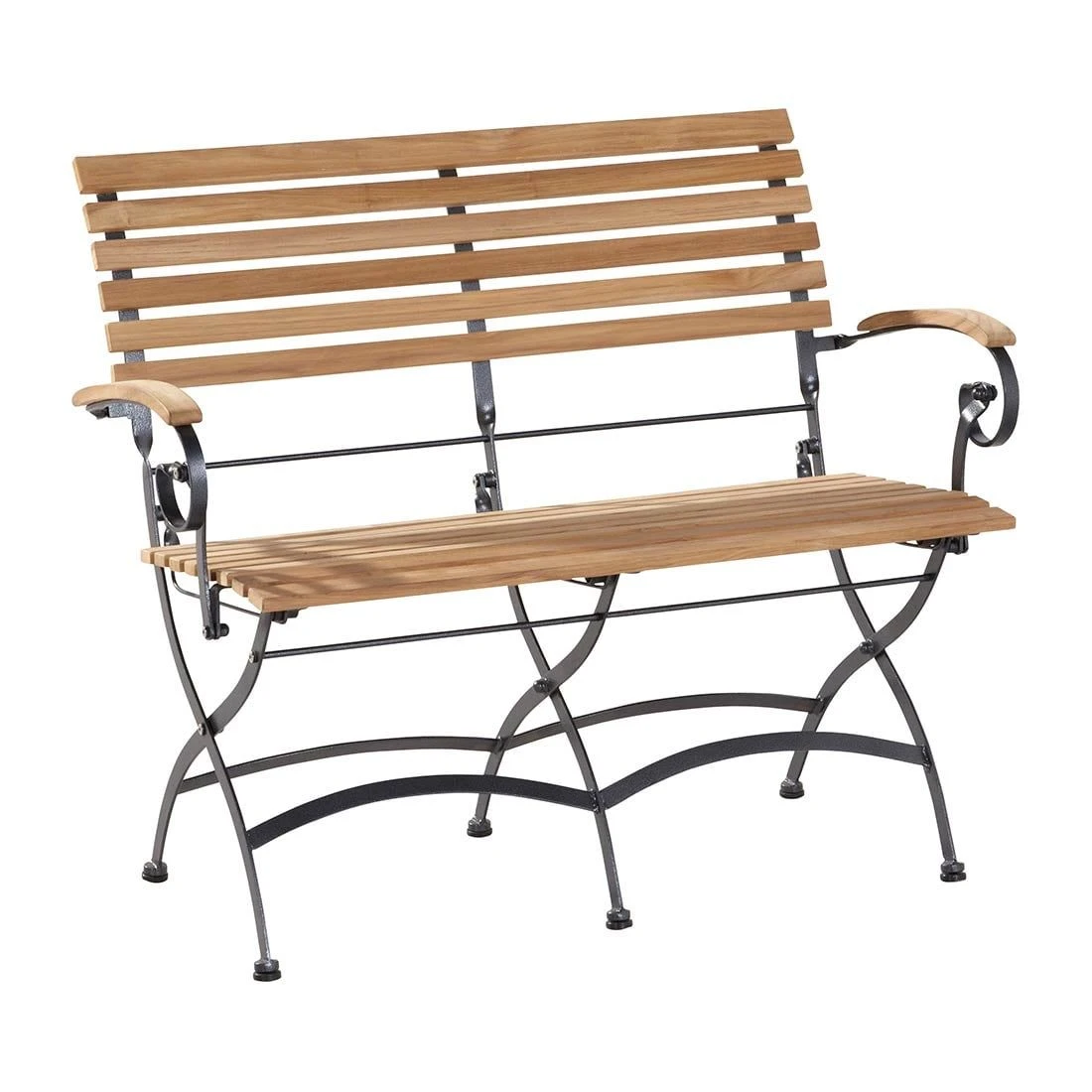 4Seasons Bellini Gartenbank 106cm Eisen/Teak Natur 3 4Seasons Bellini Gartenbank 106cm Eisen/Teak Natur