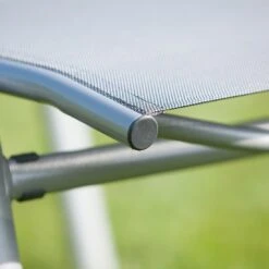 Kettler Cirrus Komfort-Stapelliege Aluminium/Textilene Silber/Anthrazitgrau -GartenMöbelPro Verkäufe 790760 3