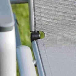 Kettler Cirrus Komfort-Stapelliege Aluminium/Textilene Silber/Anthrazitgrau -GartenMöbelPro Verkäufe 790760 5