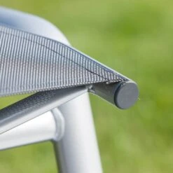 Kettler Cirrus Komfort-Stapelliege Aluminium/Textilene Silber/Anthrazitgrau -GartenMöbelPro Verkäufe 790760 6