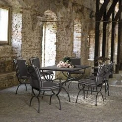 MBM Medici Gartensessel Schmiedeeisen/Textilene Graphit/Schwarz -GartenMöbelPro Verkäufe 811858 3