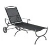 MBM Medici Gartenliege Schmiedeeisen/Textilene Graphit/Schwarz -GartenMöbelPro Verkäufe 811869 1