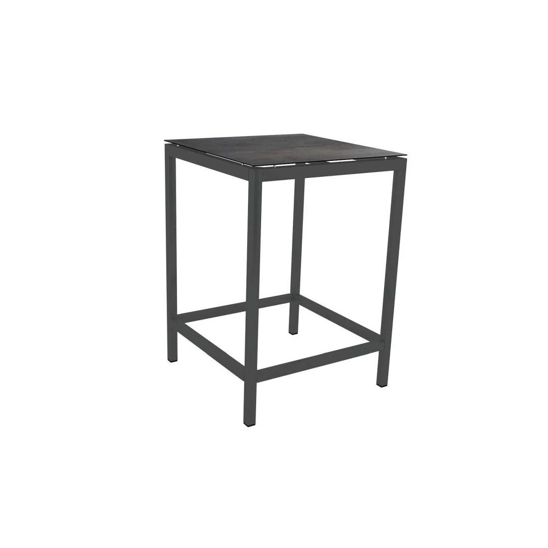 Stern Stehtischgestell 80x80cm Aluminium Anthrazit 4 Stern Stehtischgestell 80x80cm Aluminium Anthrazit – Bild 2