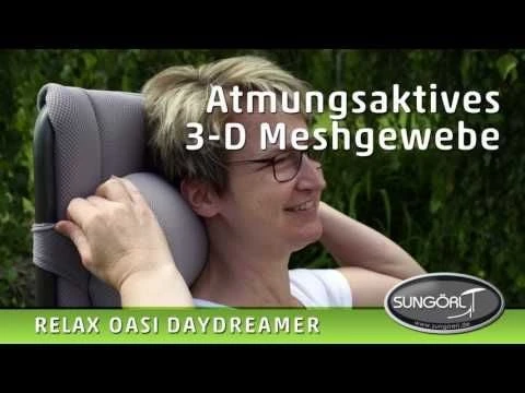 Sungörl Oasi Daydreamer Relaxliege Stahl/3D-Gewebe Anthrazit/Schwarz 3 Sungörl Oasi Daydreamer Relaxliege Stahl/3D-Gewebe Anthrazit/Schwarz