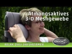 Sungörl Oasi Daydreamer DeLuxe Relaxliege Stahl/Textilene Anthrazit/Schwarz