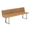 Niehoff Nova Gartenbank 200cm Edelstahl Profilkufe/Teak Geölt Edelstahl/Teak Geölt -GartenMöbelPro Verkäufe 842251 1