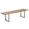 Niehoff Nemo Gartenbank 160cm Edelstahl Profilkufe/Teak Teak Recycelt -GartenMöbelPro Verkäufe 842405 1