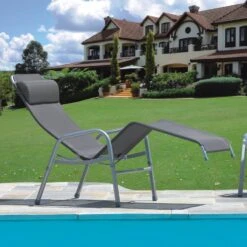 Karasek Grenada Gesundliege Stahlrohr/Textilene Platin/Taupe 7 Karasek Grenada Gesundliege Stahlrohr/Textilene Platin/Taupe -GartenMöbelPro Verkäufe 849599 3