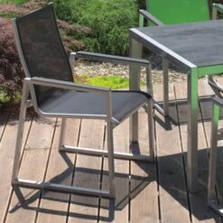 Karasek Porto Gartensessel Aluminium/Textilene Silber/Schwarz -GartenMöbelPro Verkäufe 849621 2