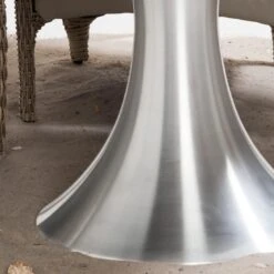 Domus Ventures Palm Tisch Ø150 Cm Aluminium/StoneTEC Brilliant Silver/Granit -GartenMöbelPro Verkäufe 850457 4