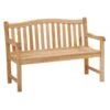 Zebra Yachtclub Gartenbank 130 Cm Teak Mit Edelstahlbeschlägen Natur -GartenMöbelPro Verkäufe 862975 1