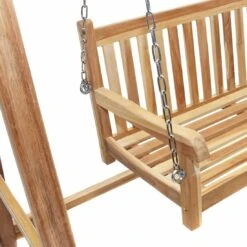 Ploß Virginia Schaukelbank Eco-Teak / Ohne Gestell Natur -GartenMöbelPro Verkäufe 863184 2