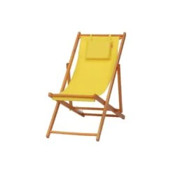 Siena Garden Faro Beach-Liegestuhl Holz/Textilene Gelb -GartenMöbelPro Verkäufe 868970 2