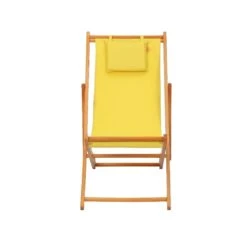 Siena Garden Faro Beach-Liegestuhl Holz/Textilene Gelb -GartenMöbelPro Verkäufe 868970 3