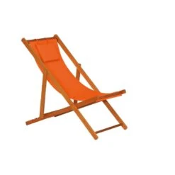 Siena Garden Faro Beach-Liegestuhl Holz/Textilene Orange -GartenMöbelPro Verkäufe 868981 12