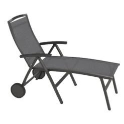 Sieger Trento Gartenliege Klappbar Aluminium/Textilene Eisengrau/Silbergrau -GartenMöbelPro Verkäufe 872688 2