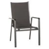 MWH Futosa Stapelsessel Aluminium/Textilene Anthrazit/Grau -GartenMöbelPro Verkäufe 874734 1