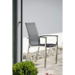 Stern Evoee Stapelsessel Edelstahl/Textilene Silber/Silbergrau -GartenMöbelPro Verkäufe 875427 6