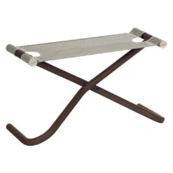 Emu Snooze Fußauflage Stahl/Textilene Coffee/Beige