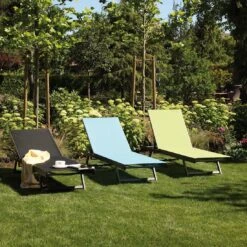 Siena Garden Tropic Liege Aluminium/Textilene Anthrazit/Schwarz -GartenMöbelPro Verkäufe 892048 4