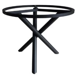 Zebra Mikado Gartentisch-Gestell Ø90cm Aluminium Graphit