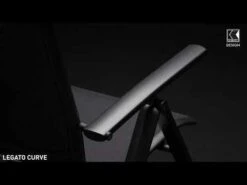 Kettler Legato Curve Klappsessel Aluminium/Textilene Anthrazit -GartenMöbelPro Verkäufe 911100 v 1972