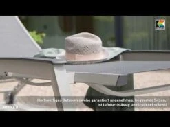 Kettler Forma II Gartenliege Aluminium/Textilen Anthrazit/Graphit