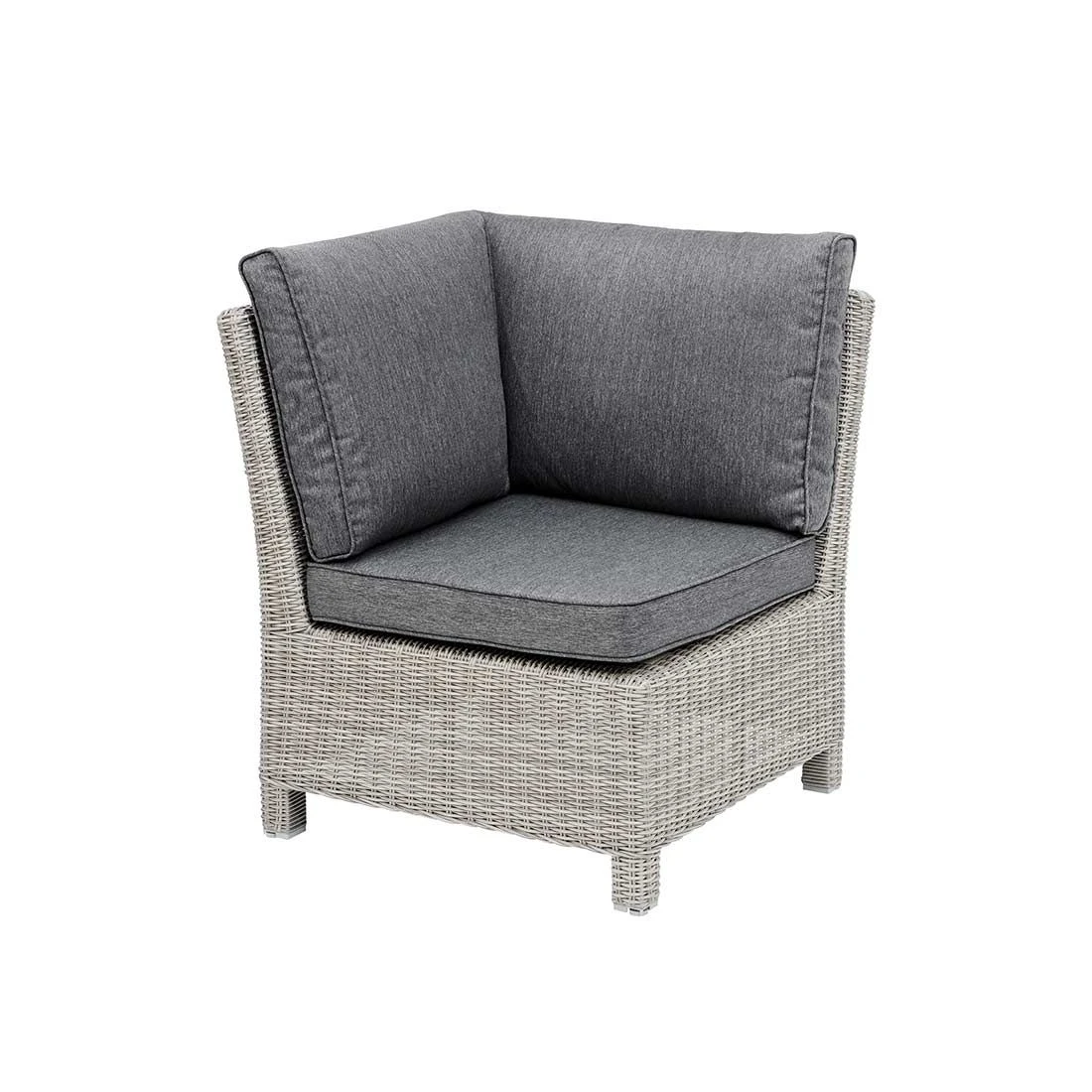Kettler Palma Modular Eck-/Endmodul Geflecht White Wash/Anthrazit 4 Kettler Palma Modular Eck-/Endmodul Geflecht White Wash/Anthrazit – Bild 2