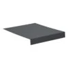 Stern Universaltablett L-Form 69x50x7 Cm Aluminium Graphit -GartenMöbelPro Verkäufe 939381 1