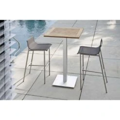 Stern Barny Garten-Barstuhl Edelstahl/Textilene Edelstahl/Silbergrau -GartenMöbelPro Verkäufe 940767 12