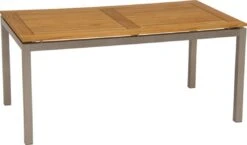 Stern Savona Stapelsessel-Gartenmöbelset 5-teilig Mit Tisch 160x90cm Natur -GartenMöbelPro Verkäufe 951228 5