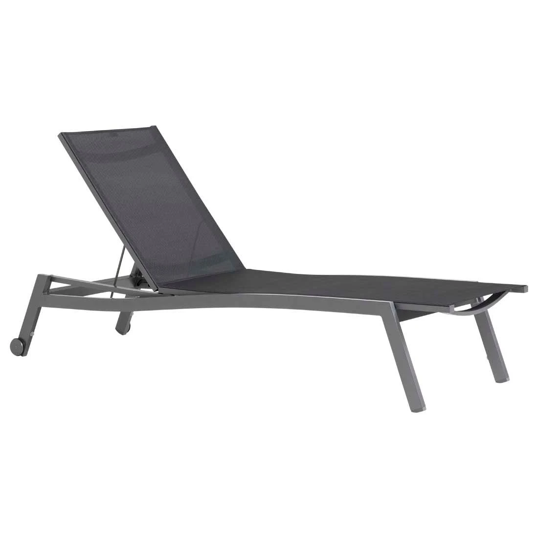 Stern Allround Rollliege Aluminium/Textilene Graphit/Silbergrau 3 Stern Allround Rollliege Aluminium/Textilene Graphit/Silbergrau