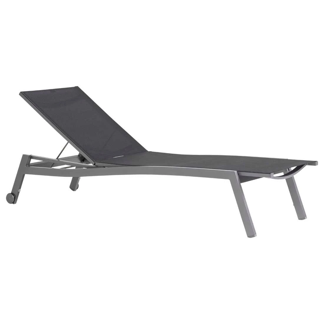 Stern Allround Rollliege Aluminium/Textilene Graphit/Silbergrau 4 Stern Allround Rollliege Aluminium/Textilene Graphit/Silbergrau – Bild 2