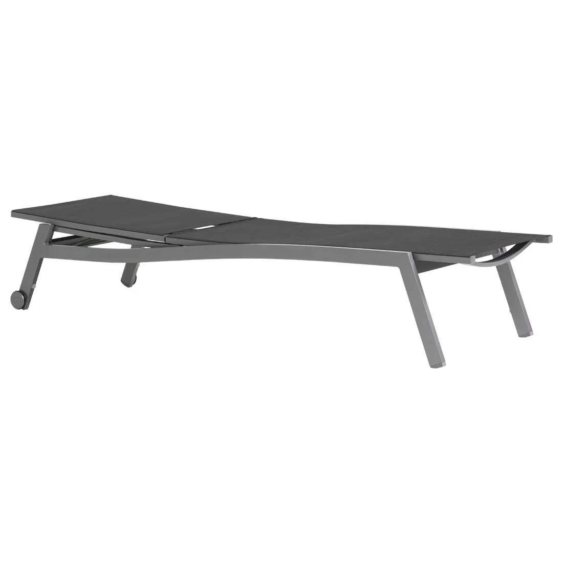 Stern Allround Rollliege Aluminium/Textilene Graphit/Silbergrau 5 Stern Allround Rollliege Aluminium/Textilene Graphit/Silbergrau – Bild 3