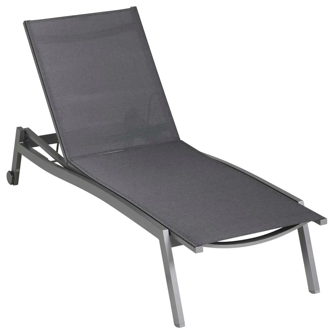 Stern Allround Rollliege Aluminium/Textilene Graphit/Silbergrau 7 Stern Allround Rollliege Aluminium/Textilene Graphit/Silbergrau – Bild 5