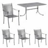 Royal Garden Excelsior Niederlehner 5-teiliges Gartenmöbelset Mit Universaltisch 145x90cm Eisengrau -GartenMöbelPro Verkäufe 974944 1