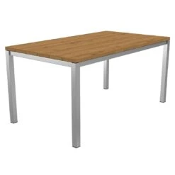 OUTLIV. Rimini Gartentisch 160x90cm Edelstahl/Teak Teak Recycelt -GartenMöbelPro Verkäufe 988023 1 1