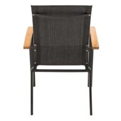 OUTLIV. Davos Stapelsessel Aluminium/Textilene Anthrazit/Grau -GartenMöbelPro Verkäufe 990773 4