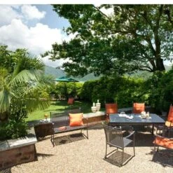 Royal Garden Excelsior Gartenbank 109,5cm Streckmetall Eisengrau -GartenMöbelPro Verkäufe 9908883 2