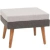 OUTLIV. Rockford Hocker Akazie/Suntex White Wash/Dark Grey/Light Grey -GartenMöbelPro Verkäufe 991147 1