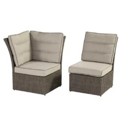 Hartman Springfield Eck- Und Mittelmodul Geflecht Slate Grey